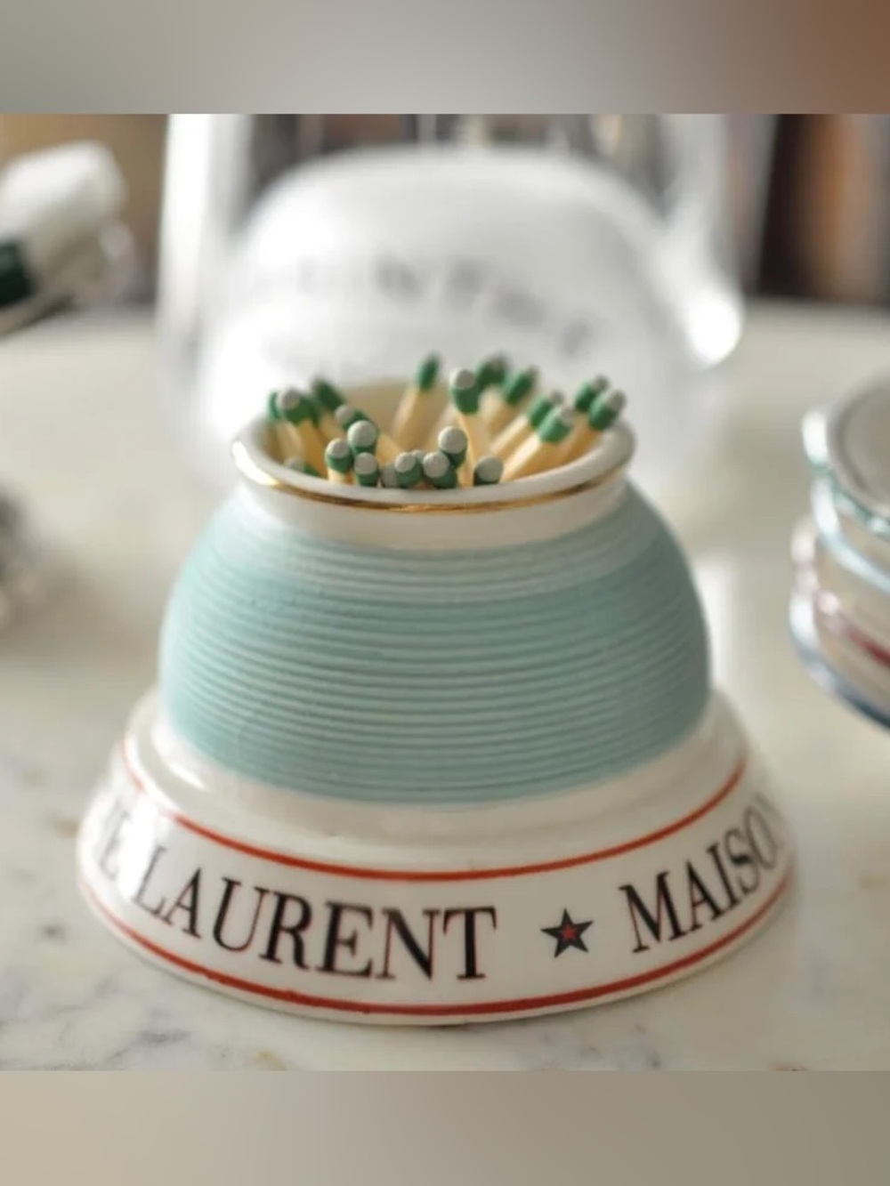 Laurent Porcelain Match Strike